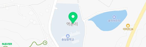 송남초등학교 놀이시설 지도 이미지