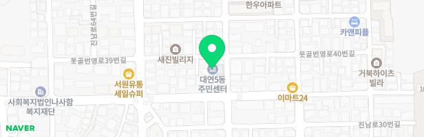 무지개유치원 놀이터 지도 이미지