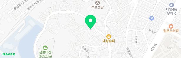 백합유치원 어린이 놀이시설 지도 이미지