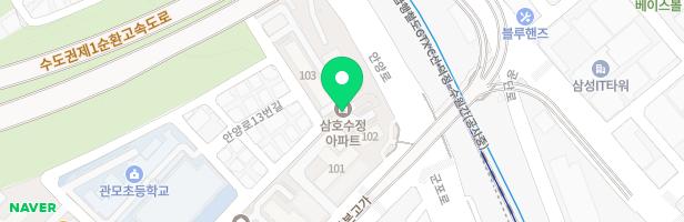 삼호수정아파트 지도 이미지