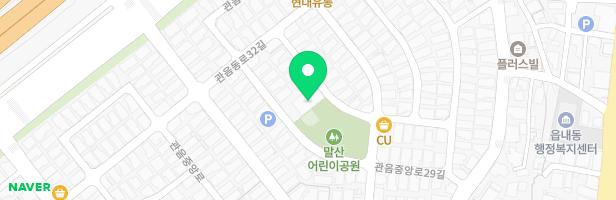 반디유치원 어린이 놀이시설 지도 이미지