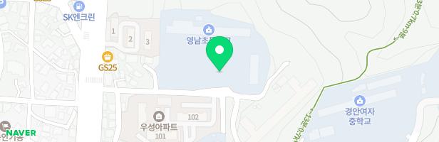 영남초등학교 어린이놀이시설 지도 이미지