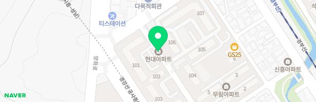석수현대아파트(107동 앞) 지도 이미지
