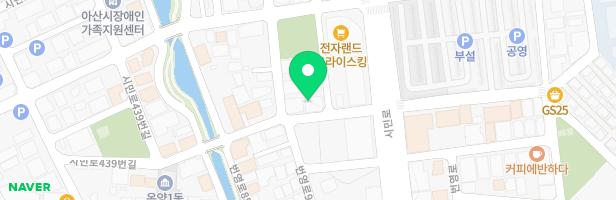 온양중앙초등학교 놀이시설 지도 이미지
