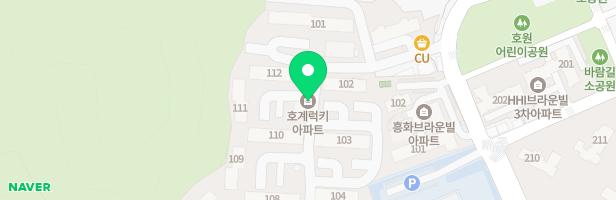 호계럭키아파트(101동 옆) 지도 이미지