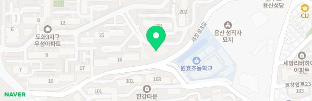 도화우성아파트(16동 옆) 지도 이미지