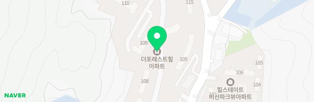 더포레스트힐아파트(106동 앞) 지도 이미지