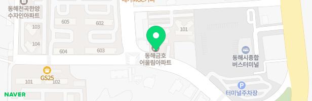 금호어울림아파트 지도 이미지