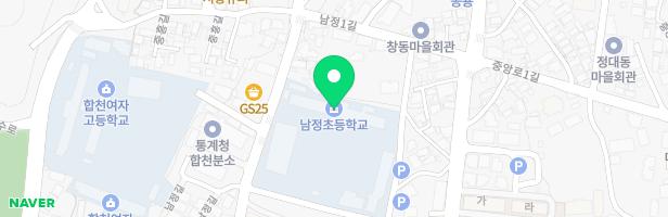 남정초등학교 어린이 놀이시설 지도 이미지