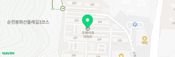조례시대아파트 101동놀이터 지도 이미지