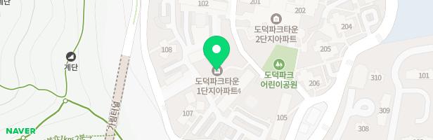 광명철산주공도덕파크타운1단지102동3~4라인1층앞놀이터 지도 이미지