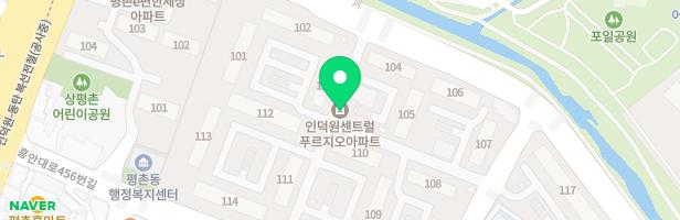 인덕원푸른마을대우1차아파트(110동놀이터) 지도 이미지
