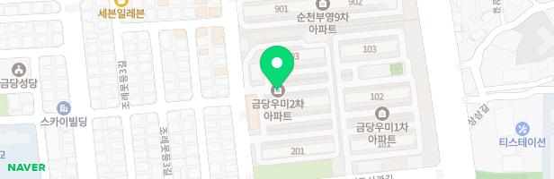 금당우미2차 지도 이미지