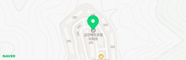 금강메트로빌아파트 102동앞 어린이놀이터 지도 이미지