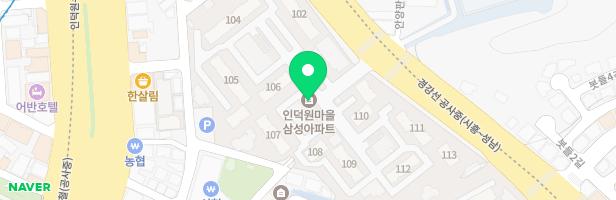인덕원삼성아파트(109동 앞) 지도 이미지