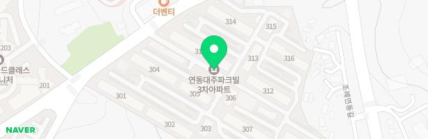 조례3차 대주파크빌 놀이터(관리사무소 옆) 지도 이미지
