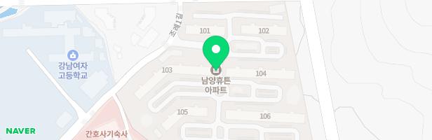 남양휴튼 106동 어린이놀이터 지도 이미지