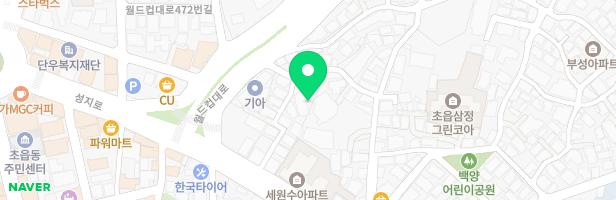 초예유치원 어린이 놀이시설 지도 이미지