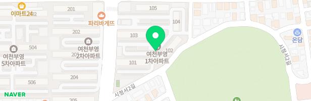 학동부영1차아파트2놀이터 지도 이미지