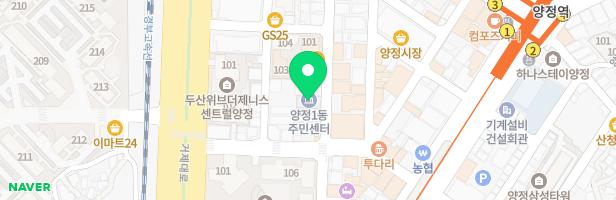 한사랑유치원 지도 이미지
