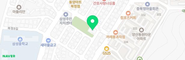숲속유치원 놀이시설 지도 이미지