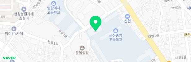 군산중앙초등학교 지도 이미지