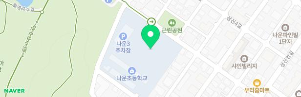 나운초등학교 지도 이미지