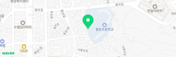 군산풍문초등학교 지도 이미지