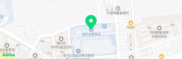 검단초 병설유치원 놀이터 지도 이미지