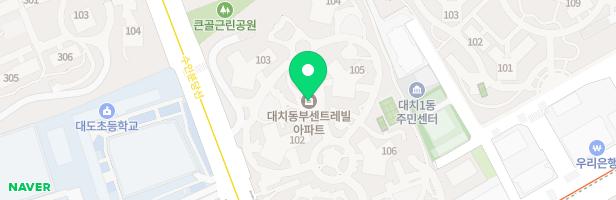 동부센트레빌아파트102동뒤놀이터 지도 이미지