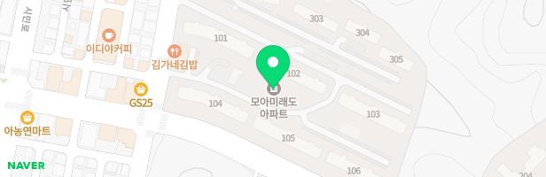 모아미래도아파트 제1놀이터 지도 이미지