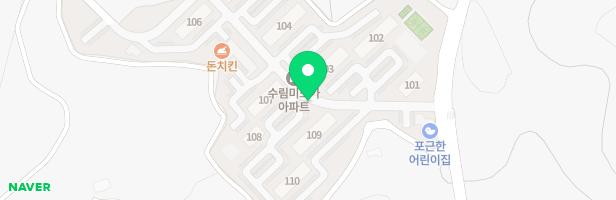 수림미소가아파트 108동 어린이놀이터 지도 이미지