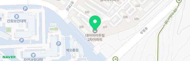대아2차아이투빌아파트 106동 어린이놀이터 지도 이미지