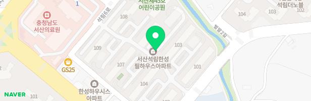 한성필하우스아파트 101동 어린이놀이터 지도 이미지