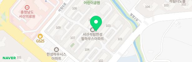 한성필하우스아파트 107동 어린이놀이터 지도 이미지