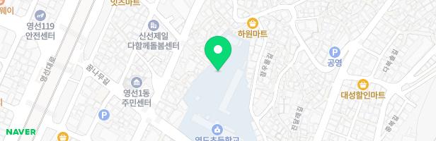 영일유치원 놀이터 지도 이미지