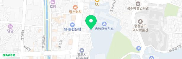 공주중동초등학교 병설유치원 놀이시설 지도 이미지