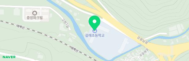 갈래초등학교 놀이시설 지도 이미지