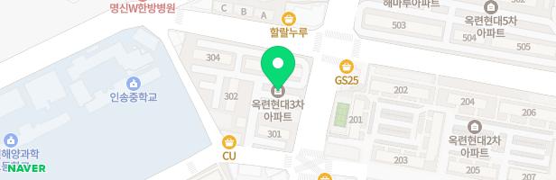 옥련 현대아파트3차 302동 놀이터 지도 이미지