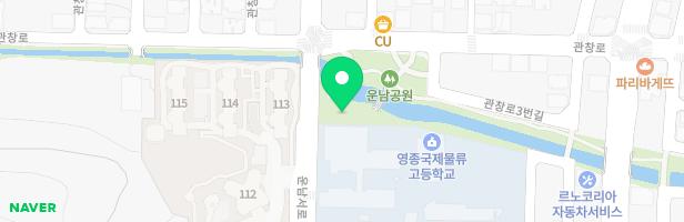 운남근린공원 어린이놀이시설 지도 이미지