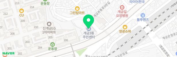 개포초등학교 어린이놀이시설 지도 이미지