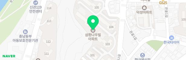 삼환나우빌아파트 103동놀이터 지도 이미지