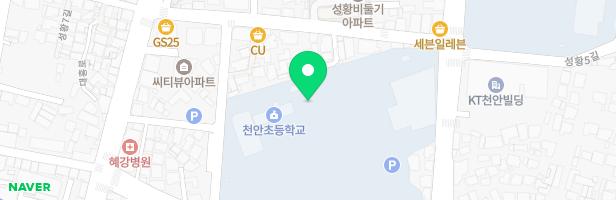 천안초등학교 병설유치원 놀이시설 지도 이미지