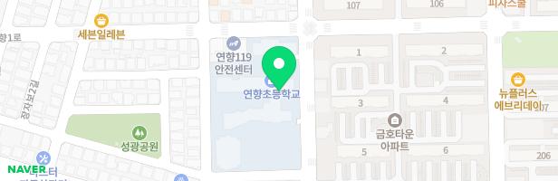 순천연향초등학교병설유치원 놀이시설 지도 이미지
