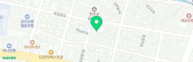 금산성당부설 백합유치원 놀이시설 지도 이미지