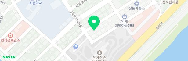 인제어린이집 놀이터 지도 이미지