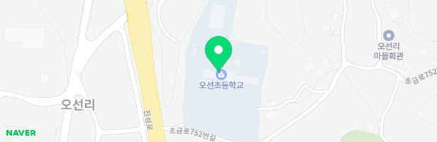 오선초등학교 놀이시설 지도 이미지