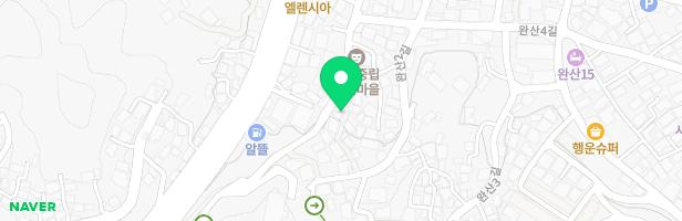 전주완산서초등학교놀이터 지도 이미지