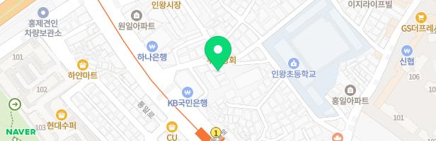 홍제성당유 놀이시설 지도 이미지