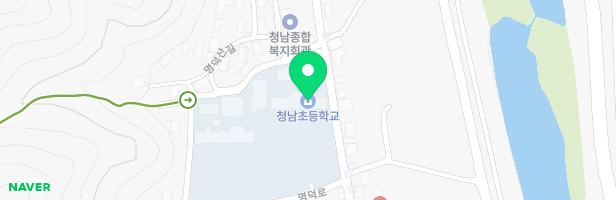 청남초등학교 놀이시설 지도 이미지